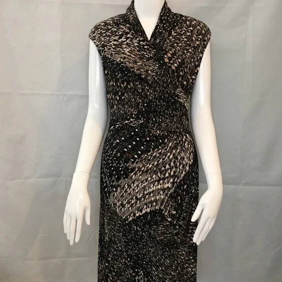 Nine West animal print ‘wrap’ dress Size 4 - Picture 2 of 13